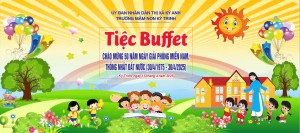 TRƯỜNG MẦM NON KỲ TRINH TỔ CHỨC TIỆC BUFET CHO TRẺ CHÀO MỪNG 50 NĂM NGÀY GIẢI PHÓNG MIỀN NAM, THỐNG NHẤT ĐẤT NƯỚC (30/4/1975 - 30/4/2025)