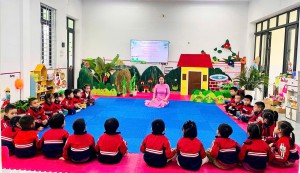 TRƯỜNG MẦM NON KỲ TRINH SÔI NỔI CÁC HOẠT ĐỘNG CHÀO MỪNG NGÀY NHÀ GIÁO VIỆT NAM