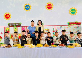 BỮA TIỆC BUFFET GẮN KẾT YÊU THƯƠNG CHÀO ĐÓN NOEL TẠI ĐIỂM TRƯỜNG HÒA LỘC