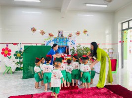 SÔI NỔI HOẠT ĐỘNG KIỂM TRA NỘI BỘ THÁNG 4, TẠI TRƯỜNG MẦM NON KỲ TRINH