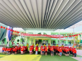 CHUỖI HOẠT ĐỘNG TRẢI NGHIỆM Ý NGHĨA CHÀO MỪNG 30/4 CỦA CÁC BẠN NHỎ TRƯỜNG MẦM NON KỲ TRINH