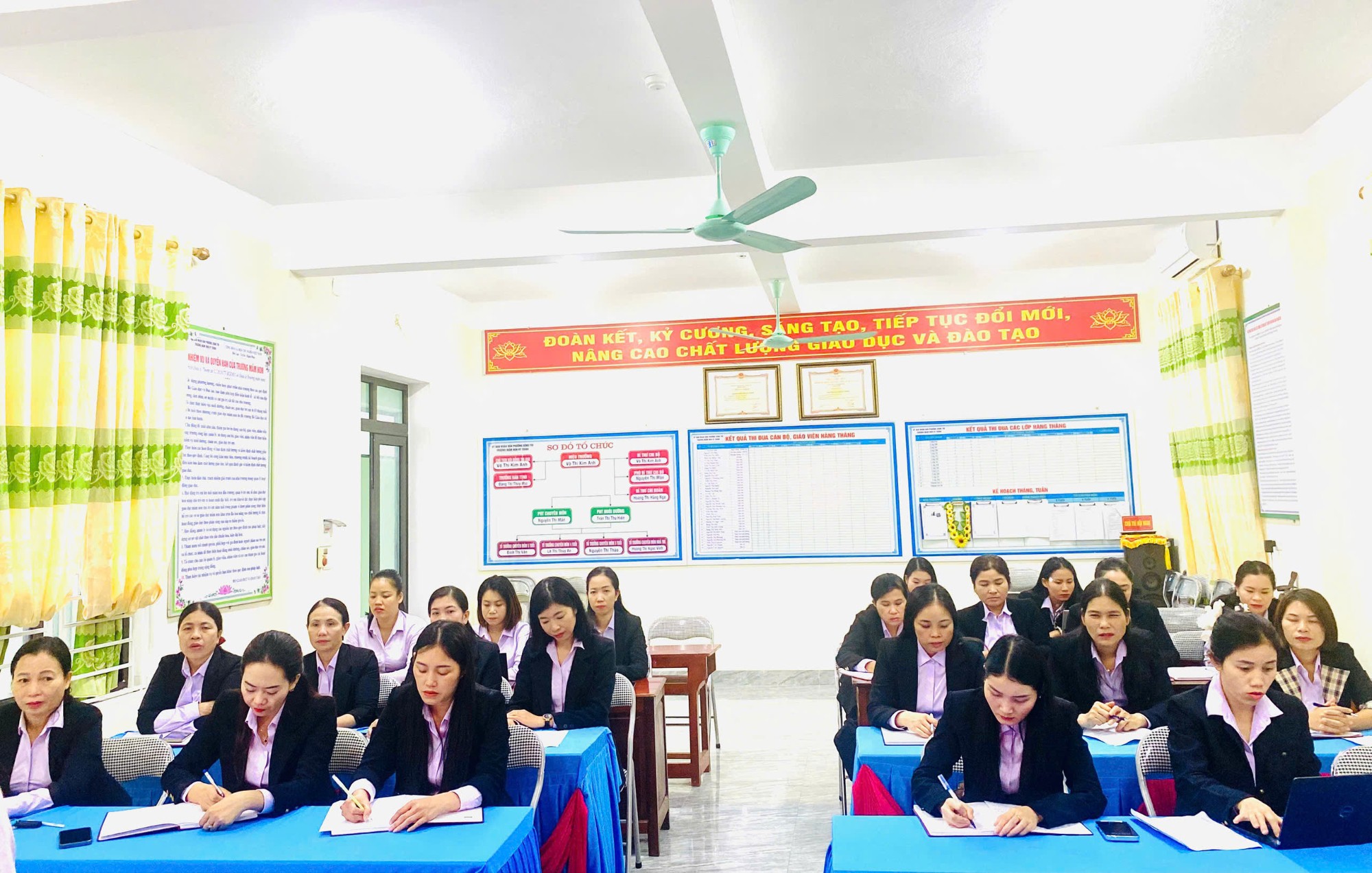 CHI BỘ TRƯỜNG MẦM NON KỲ TRINH HỘI NGHỊ TỔNG KẾT CÔNG TÁC XÂY DỰNG ĐẢNG NĂM 2025 - PHƯƠNG HƯỚNG, NHIỆM VỤ NĂM 2026