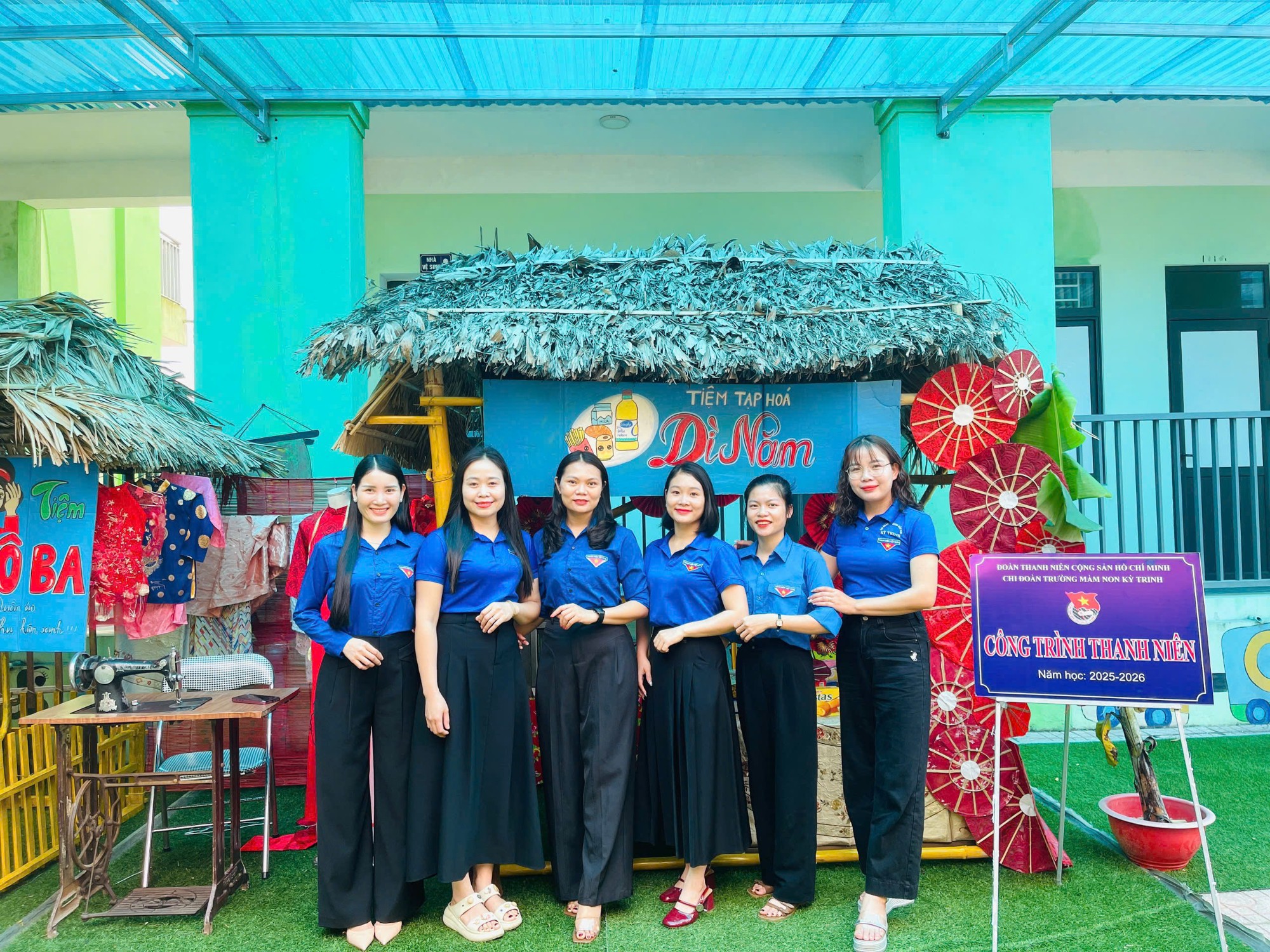 CHI ĐOÀN MẦM NON KỲ TRINH XÂY DỰNG "CÔNG TRÌNH THANH NIÊN" HƯỞNG ỨNG THÁNG THANH NIÊN